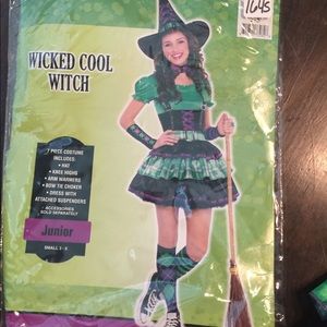 Wicked Cool Witch Dress/Costume Junior 3-5